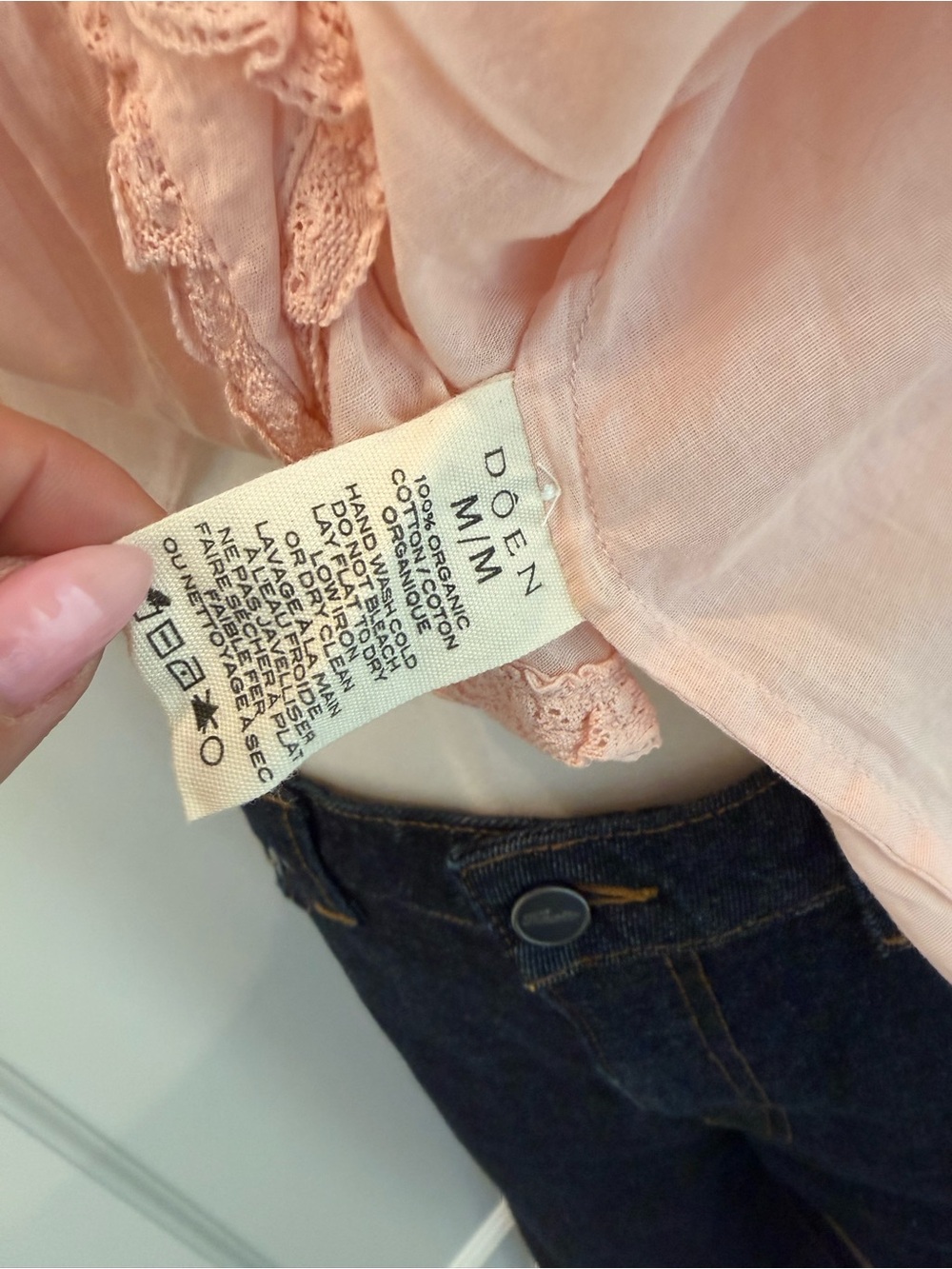 NWT Doen Henri Blouse in Pink